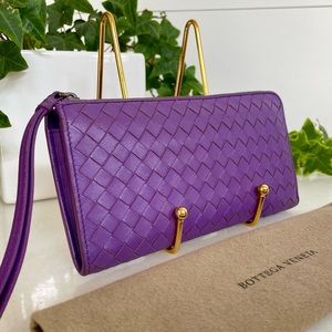 Bottega Veneta Intrecciato Zip Wallet with Dust Bag